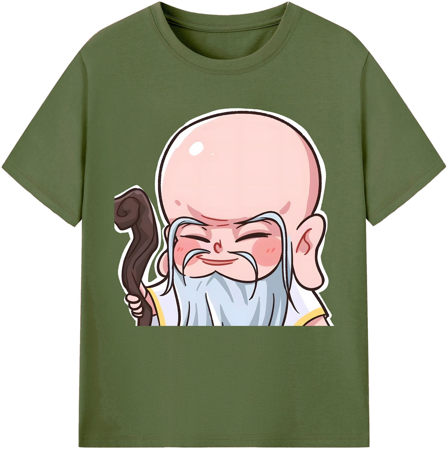 （画像用） Ne Zha 2 ナタ 魔童の大暴れ 綿100％半袖Tシャツ（フロントプリント）